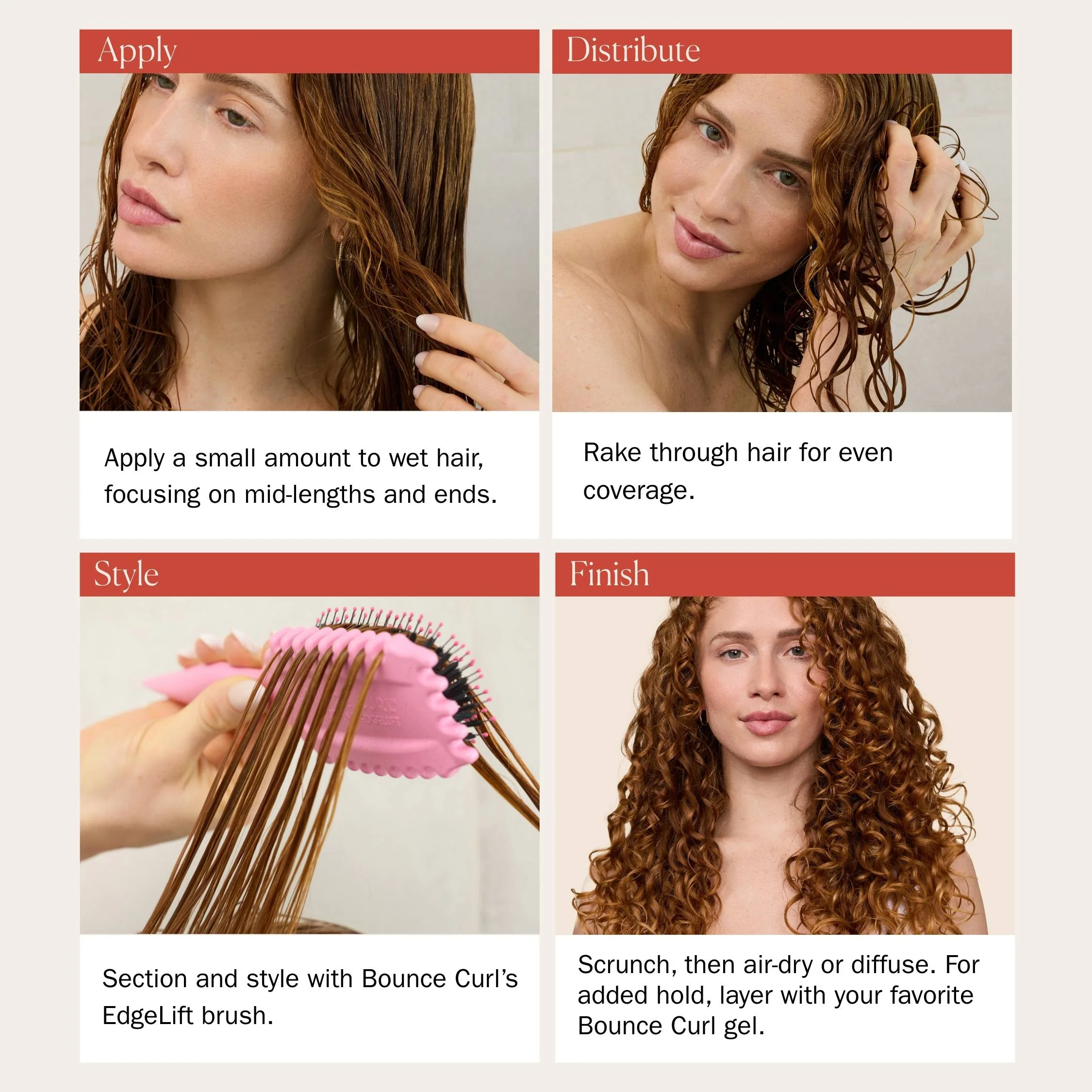 BOUNCE CURL Hydra-Lite Styling Cream - Nawilżający krem do stylizacji włosów 237 ml