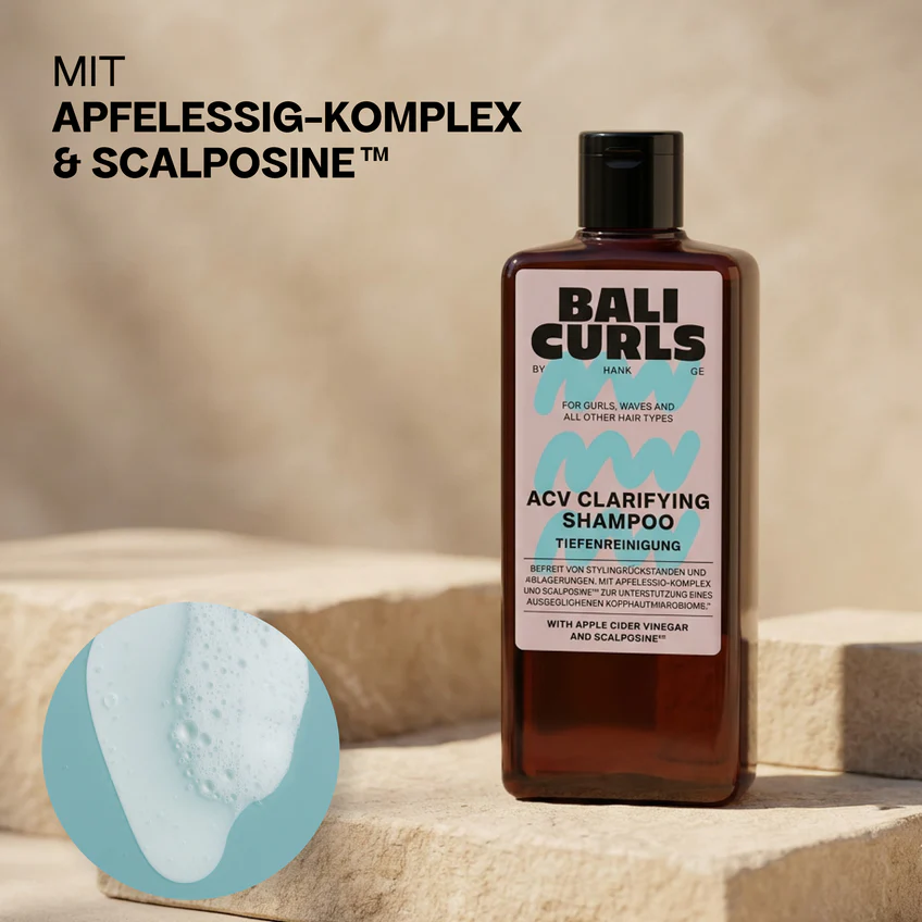 Bali Curls ACV Clarifying Shampoo – Głęboko oczyszczający szampon z kompleksem octu jabłkowego 200 ml