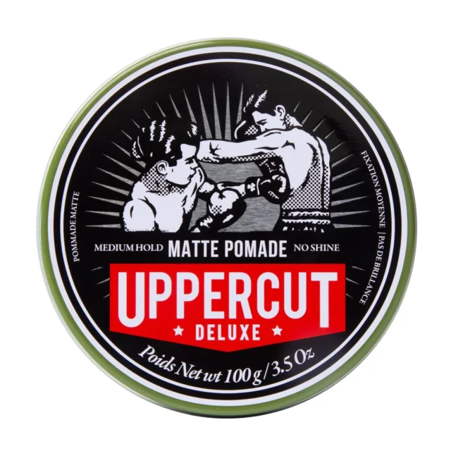 Uppercut Deluxe Matte Pomade – matowa pomada do włosów o średnim poziomie utrwalenia 100 g