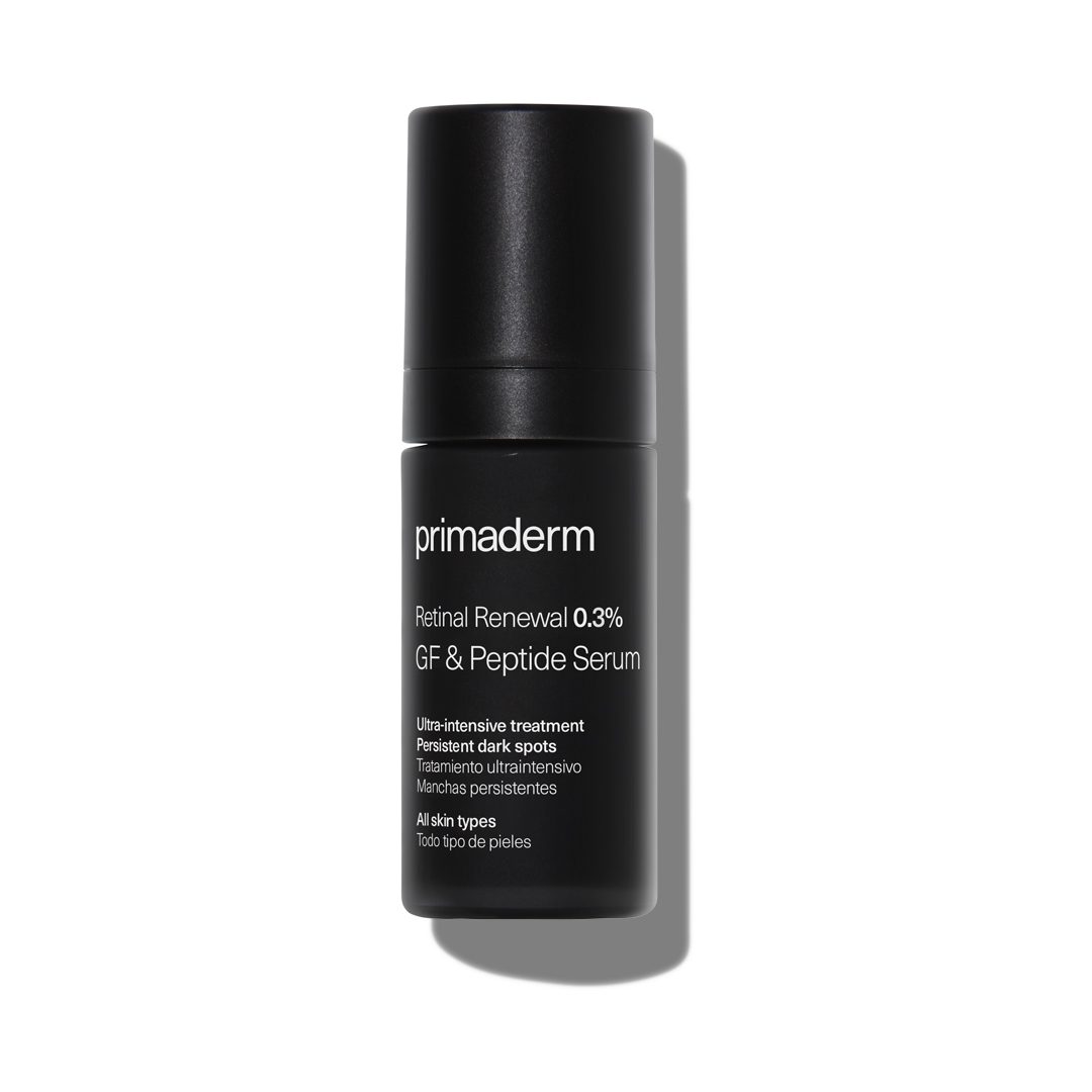 PrimaDerm Retinal Renewal 0.3% GF & Peptide Serum – Zaawansowane serum z retinalem na zmarszczki i przebarwienia 30 ml