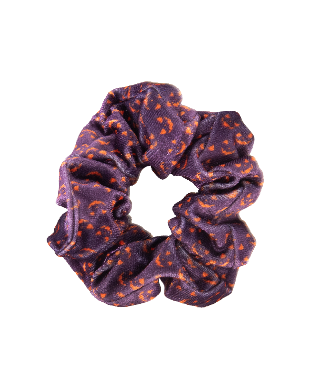 Loczek Scrunchie – Dynia | welurowa gumka do włosów