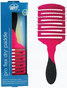 WET BRUSH PRO FLEX DRY PADDLE PINK - wentylowana szczotka ułatwiająca suszenie włosów RÓŻ