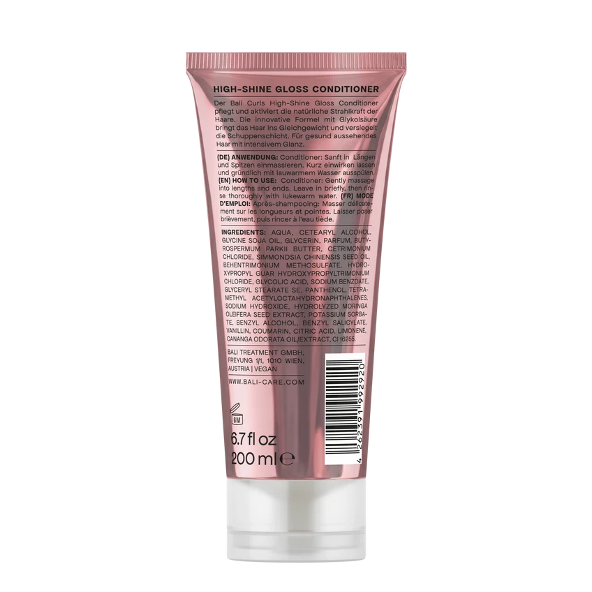 Bali Curls High-Shine Gloss Conditioner – wygładzająca odżywka nabłyszczająca do włosów 200 ml