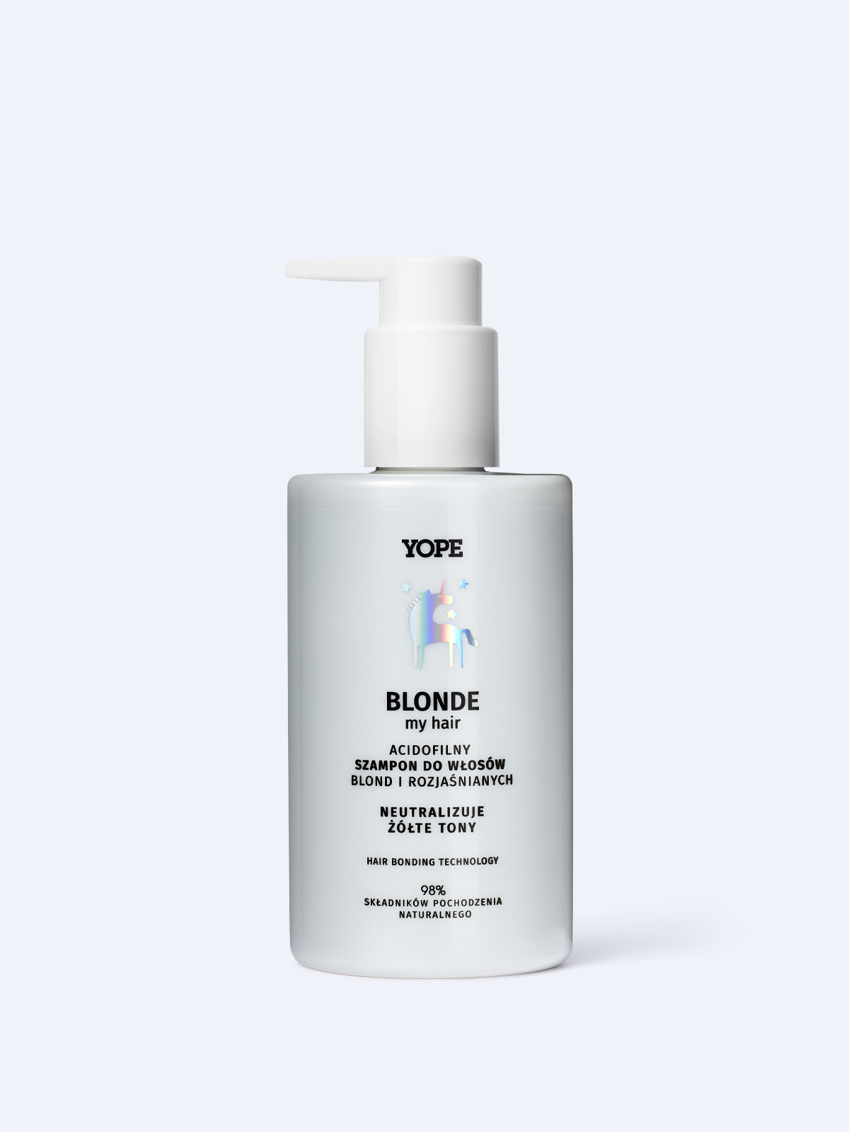 YOPE Blonde My Hair – acidofilny szampon do włosów blond, rozjaśnianych i siwych 300 ml